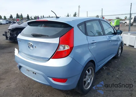 2013 Hyundai Accent Se from USA, damaged, VIN KMHCU5AE4DU085802